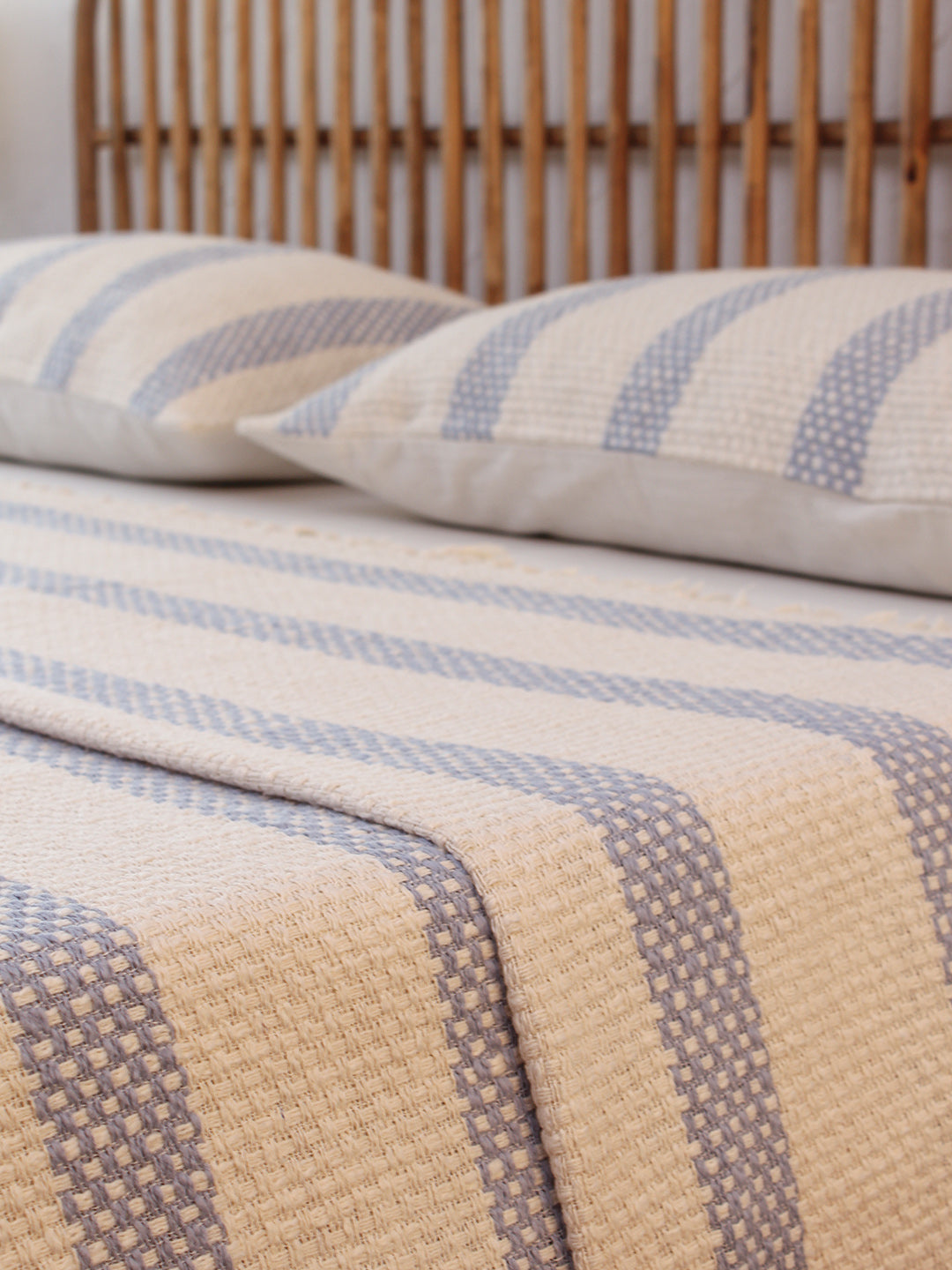 Shivalik Bedcover (Light Blue)