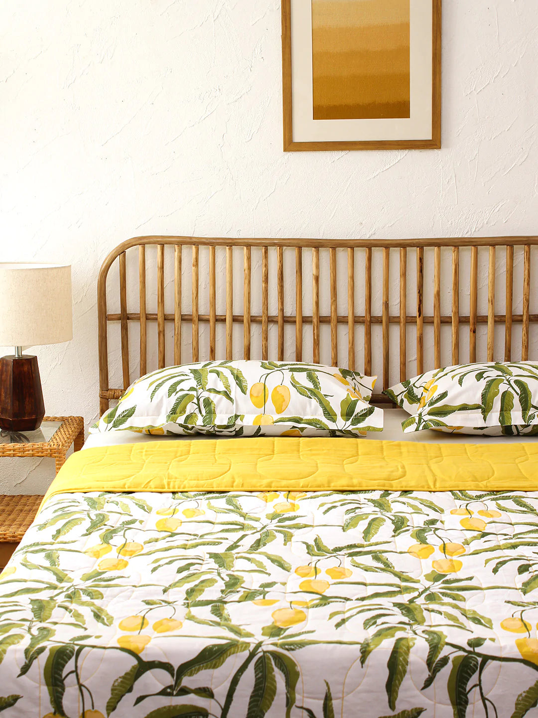 Rasaal Yellow Bedcover