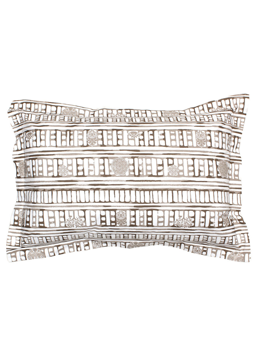 Sanchi Grey Bedsheet with Pillow Cover