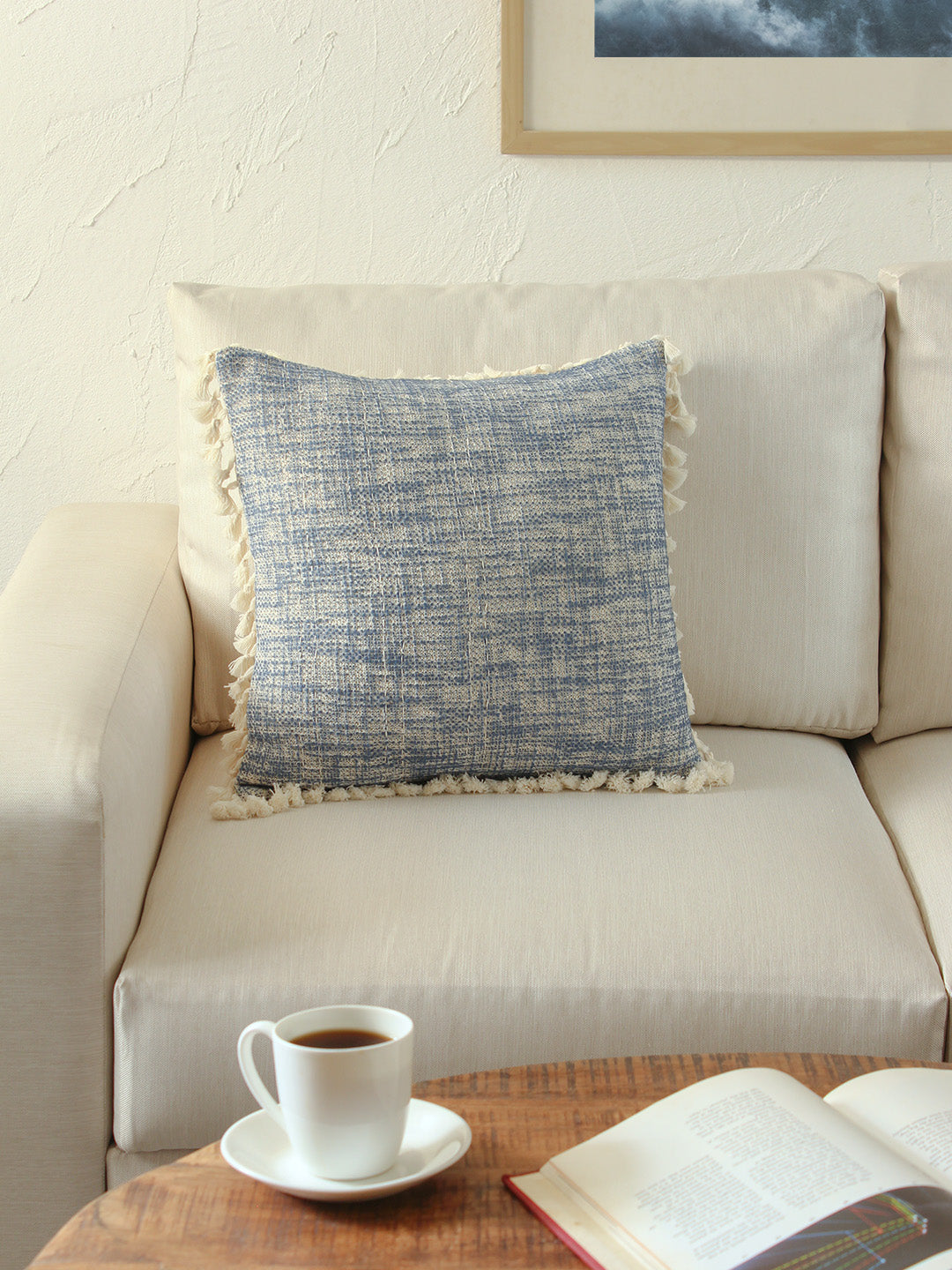 Arabian Sea Cushion Cover (Blue)
