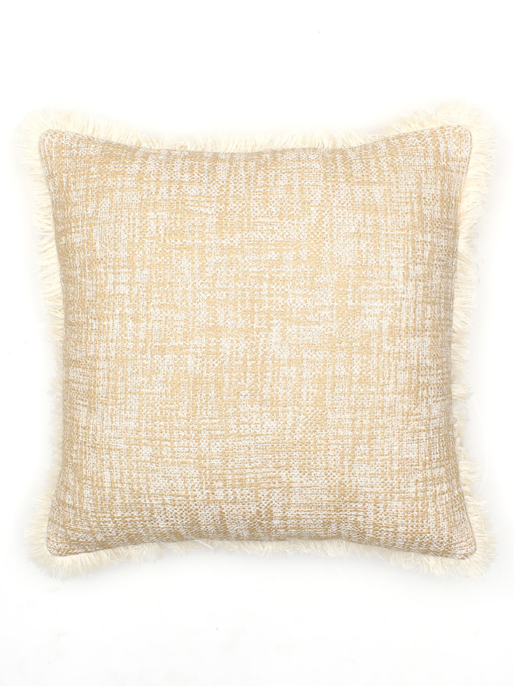 Matsya Vala Cushion Cover (Beige)