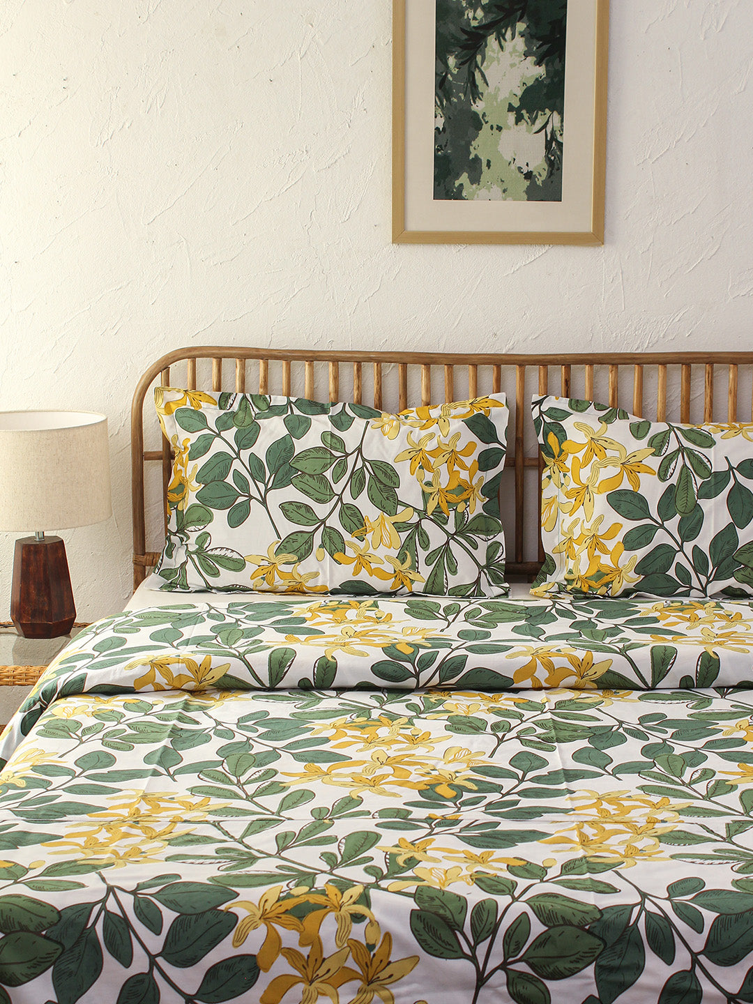 Moringa Green Duvet Cover