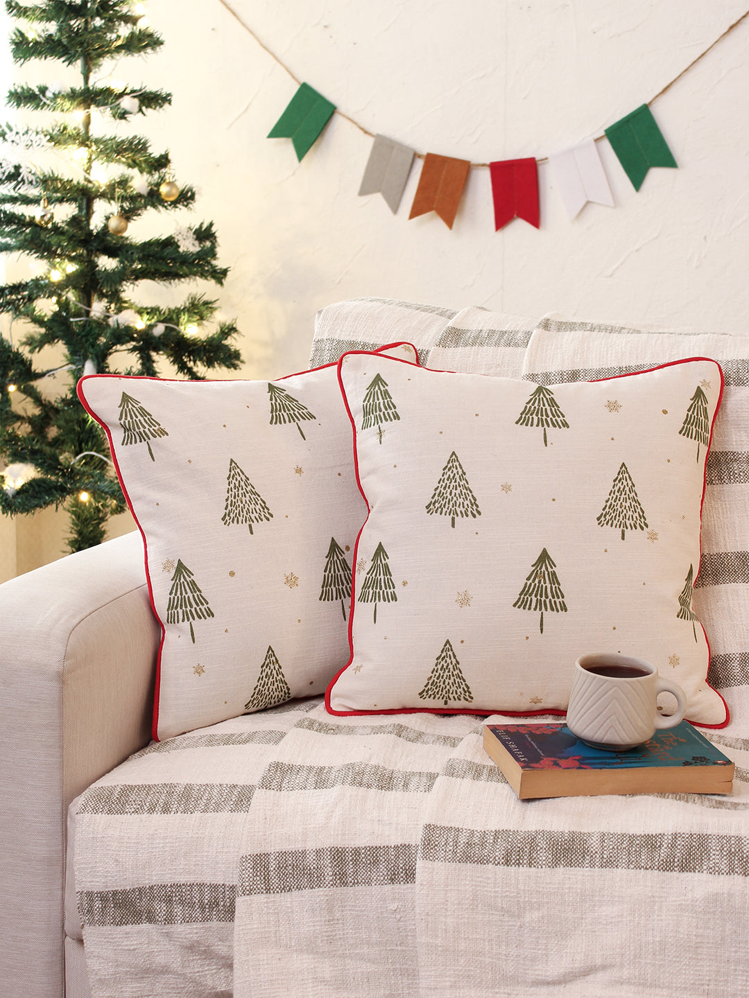 Sparkling Tree Cushion Gift Set
