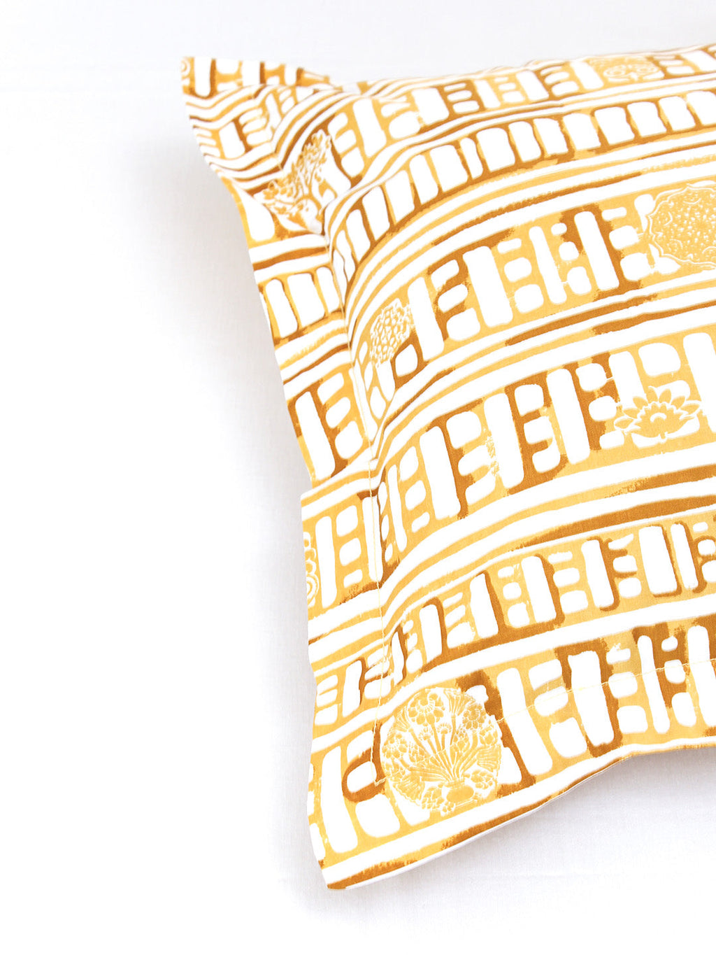 Sanchi Yellow Pillow Cover