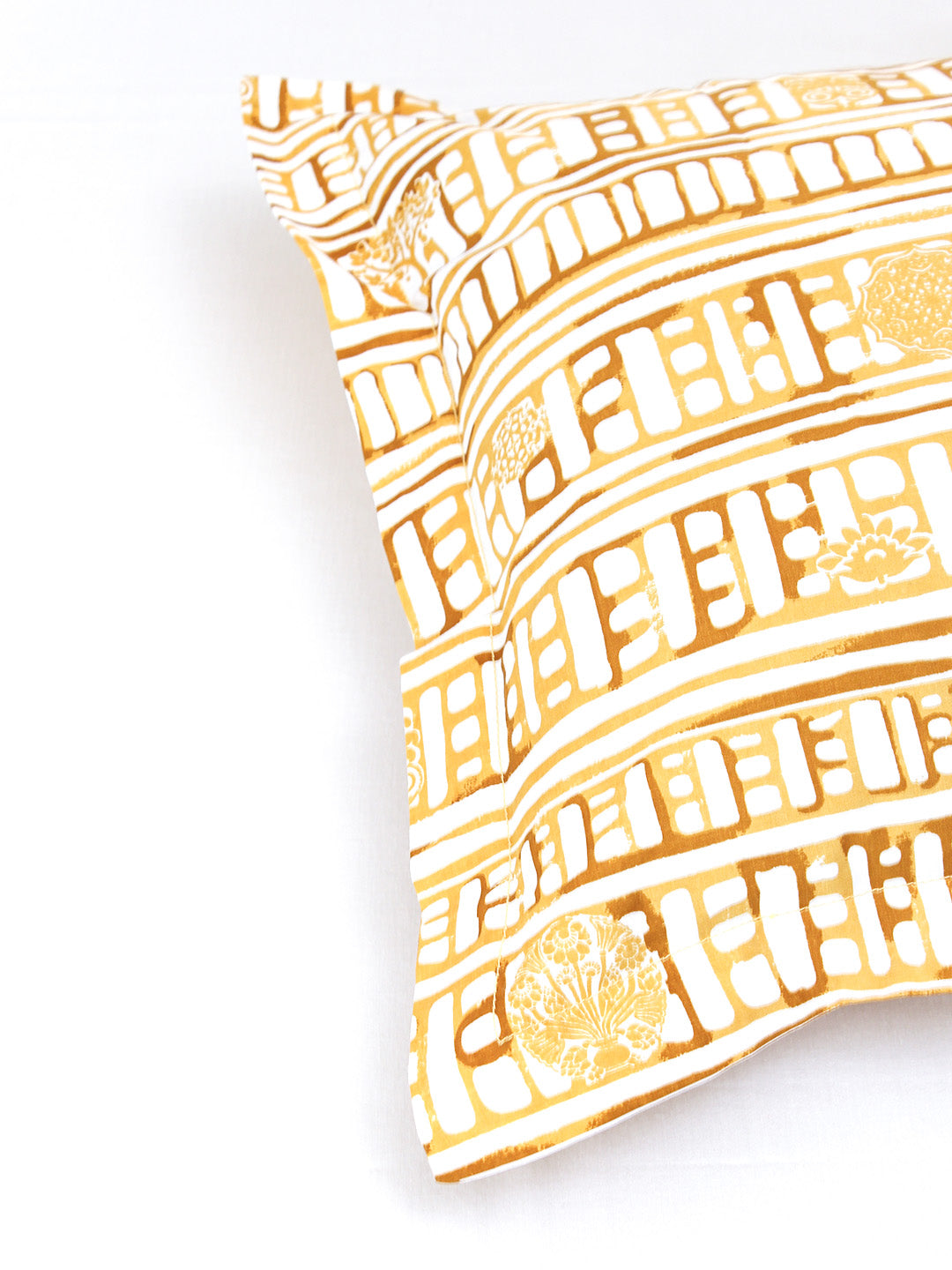 Sanchi Yellow Pillow Cover
