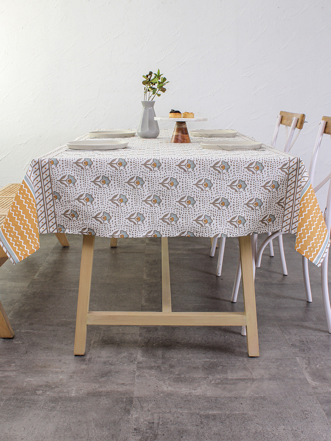 Sarovar Table Cover (Beige)
