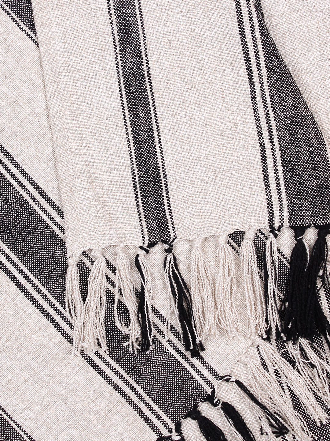 Satpura Throw - Black/Natural