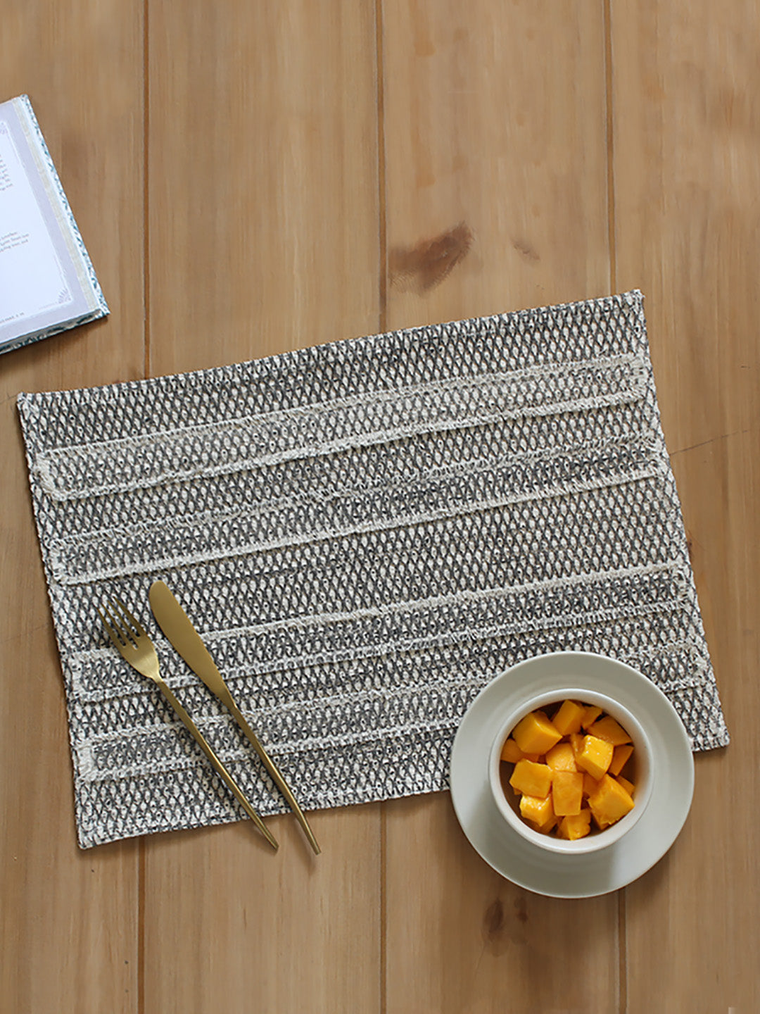 Hammock Beach Placemat Set Of 2 Placemats (Black)